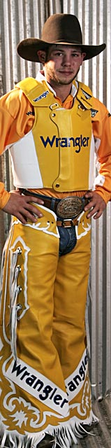 Chaps & Vest we made for the Toughest Cowboy TV Serries 2008, ACS BULL RIDING CHAPS & VEST