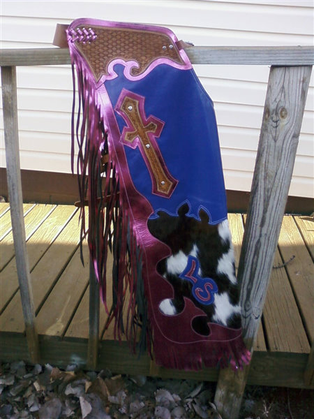 HALF BODY BULL RIDING CHAPS