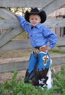 This is a pic of little Mutton Buster 