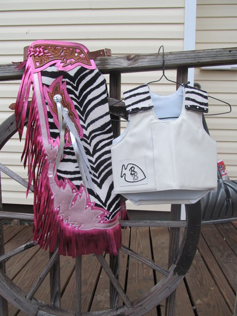 Pro BullRiding, RoughStock thru Mutton Bustin, Flame Design Chaps