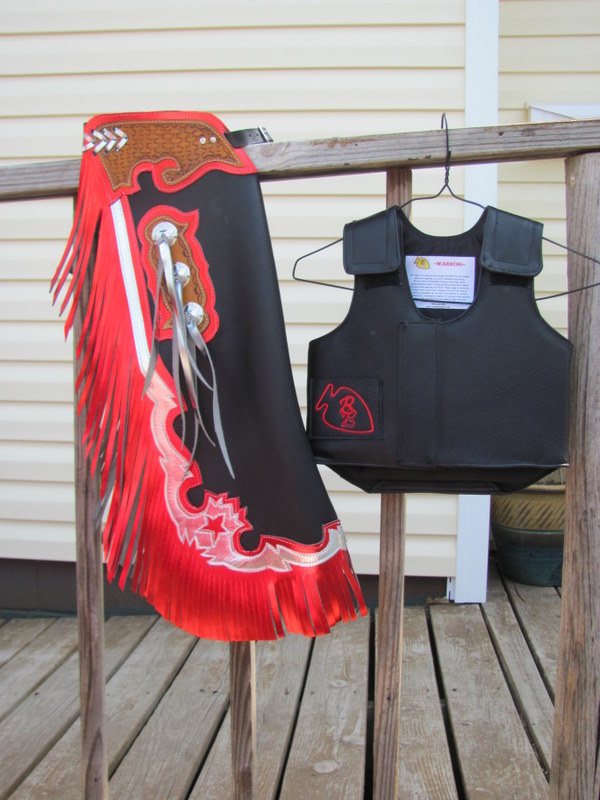 Mutton Bustin Chaps & Protective Vest Set 